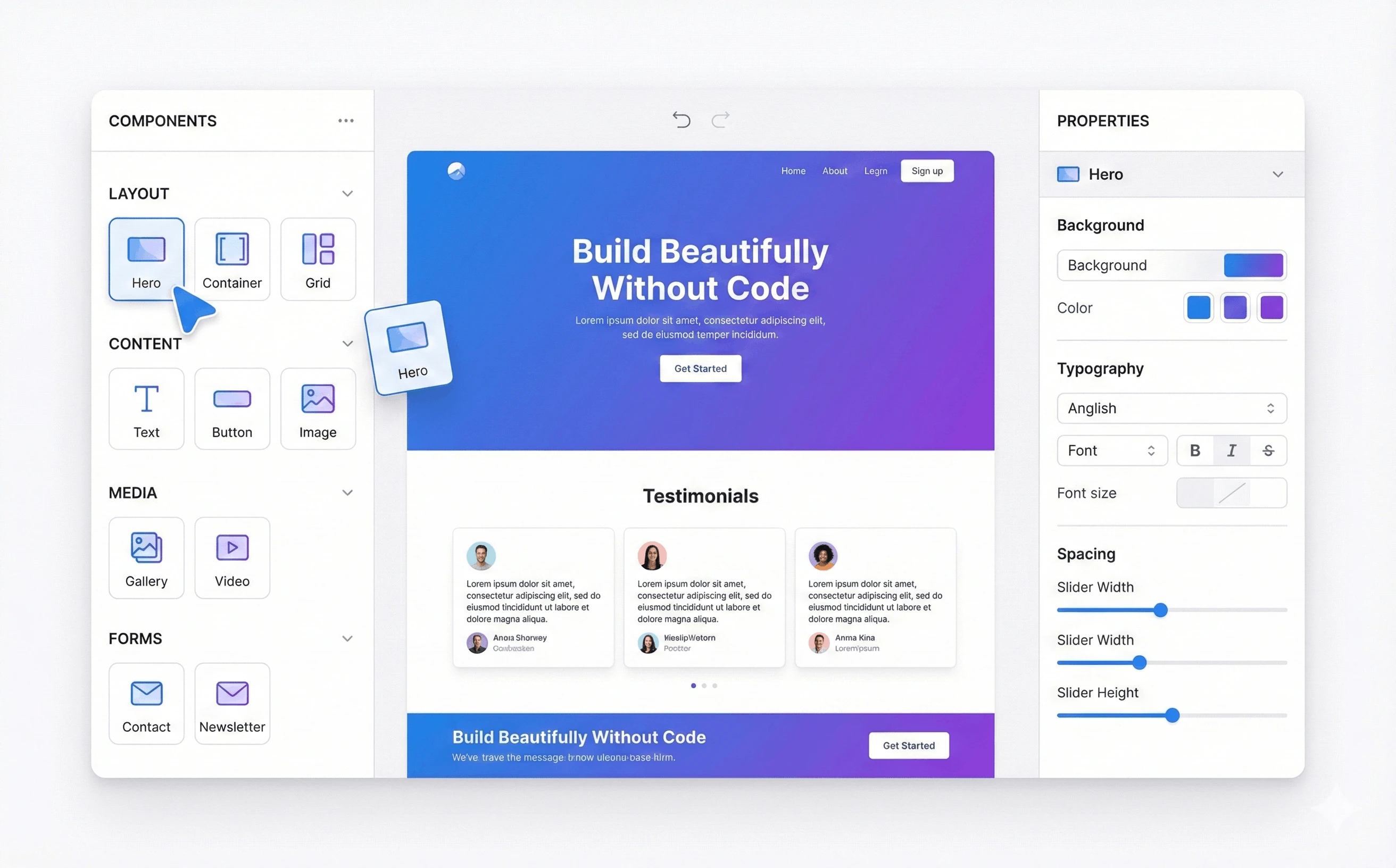 No-Code Website Builder